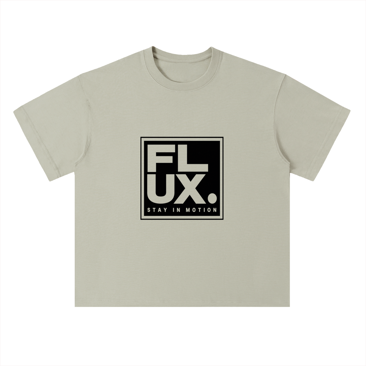 FLUX. Bold Logo Heavyweight Cotton Tee
