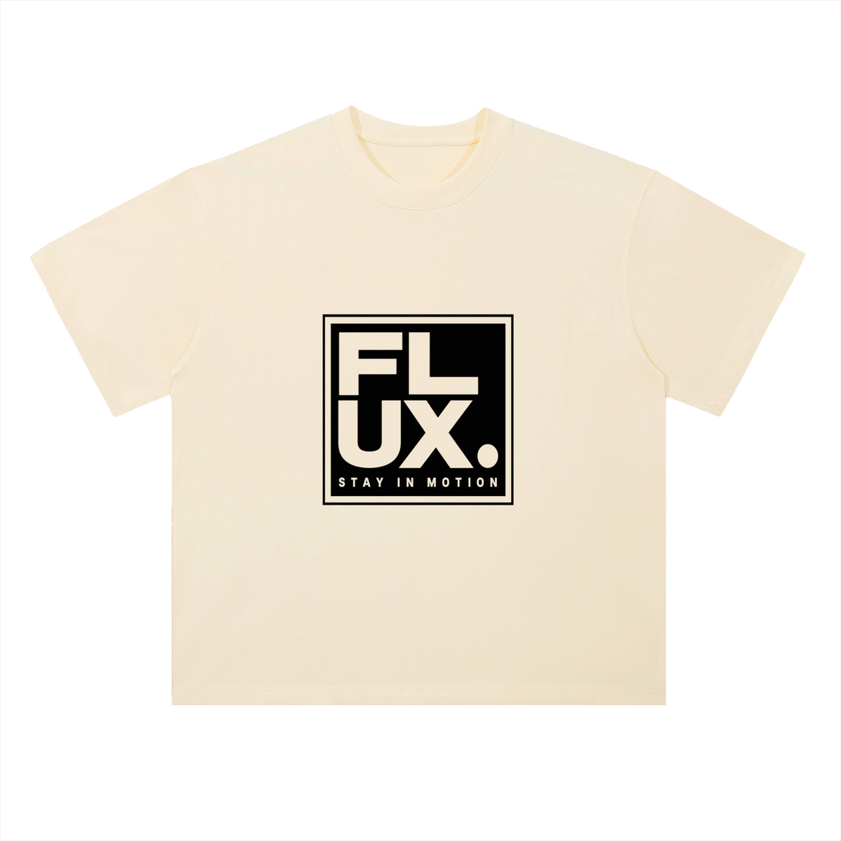 FLUX. Bold Logo Heavyweight Cotton Tee